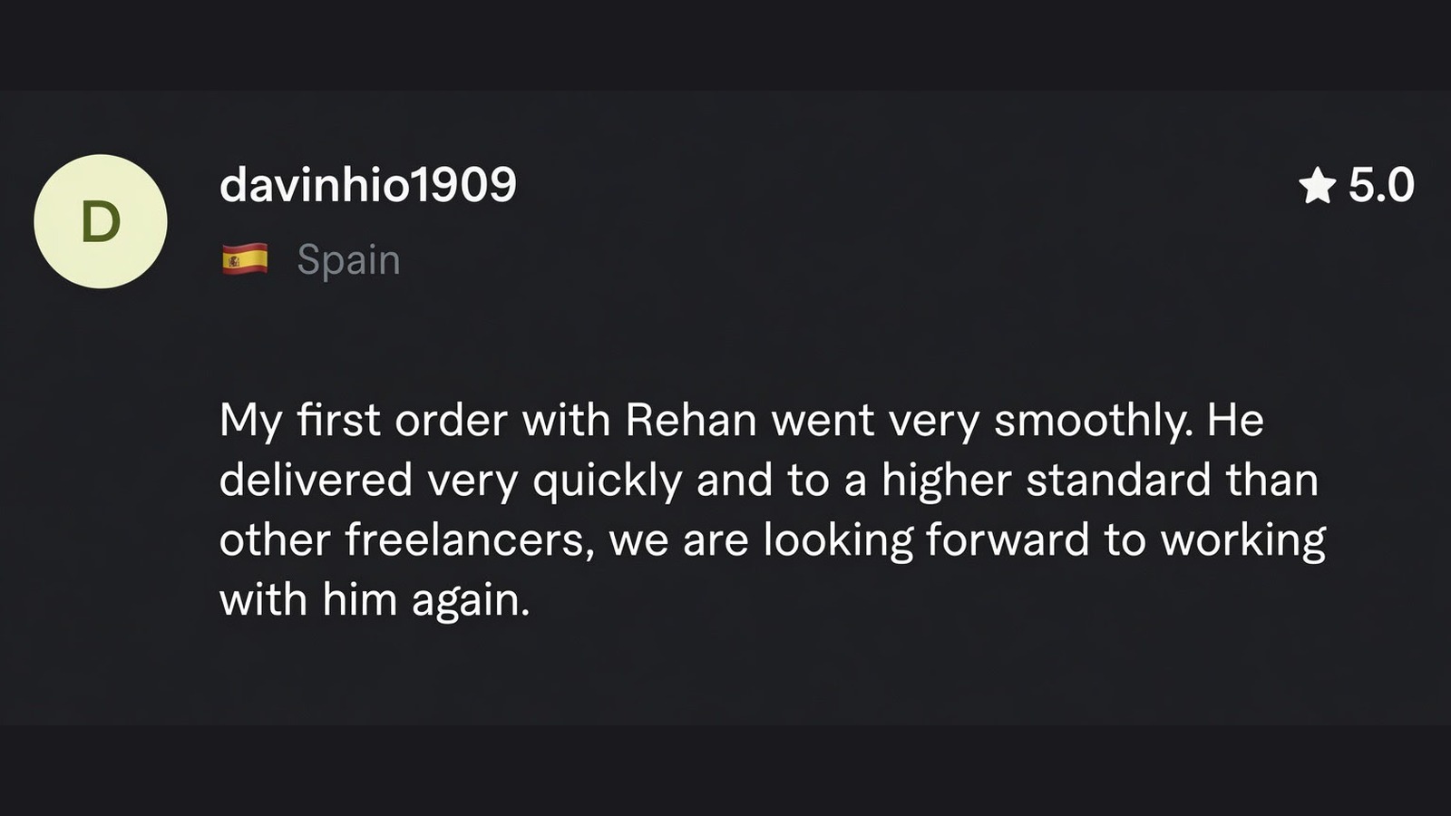Client review 1