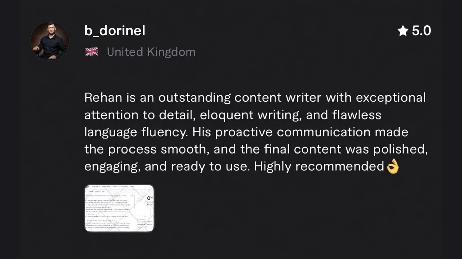 Client review 5